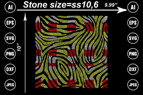 Animal Skin Pattern Rhinestone Template for T-Shirt Designs & Graphics