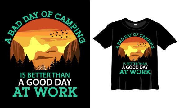 Best Camping Shirt Graphics for T-Shirt Designs