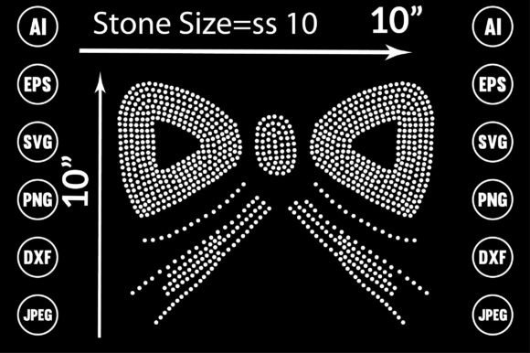 Christmas Ribbon Rhinestone Template: Graphics & T-Shirt Designs