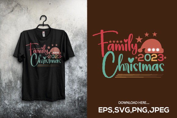 Christmas T Shirt Design Template 2023: Graphics & Print Templates