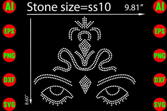 Digital Rhinestone Template: Graphics for Bold T-Shirt Designs