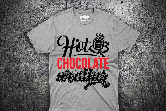 Hot Chocolate Weather Graphics for T-Shirt Designs