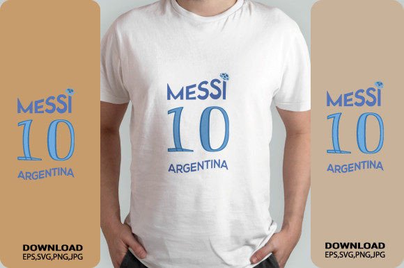 Messi T-Shirt Design Template: A Designer’s Graphics Review