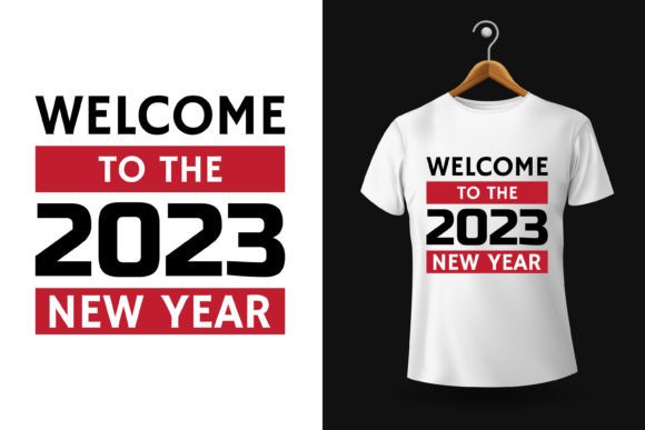 New Year T-Shirt Design Template: Graphics & Content Publishing