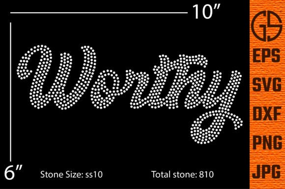 Rhinestone Template Worthy: Graphics for Bold T-Shirt Designs