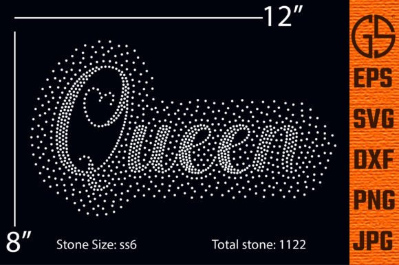 Rhinestone White Graphics for T-Shirt Designs