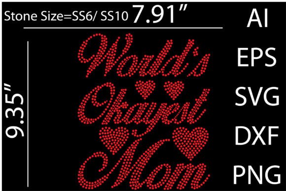 World’s Okayest Mom Rhinestone Template Review: Graphics & T-Shirt
